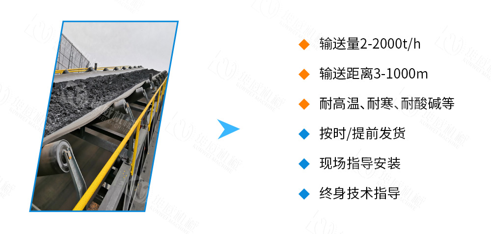 固定式皮帶輸送機(jī)優(yōu)勢特點